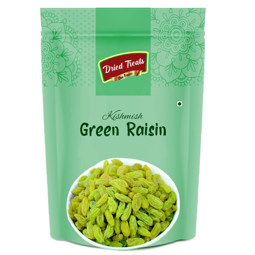 Dried Treats Premium Raisins (Green Raisins/Kishmish, 200g)