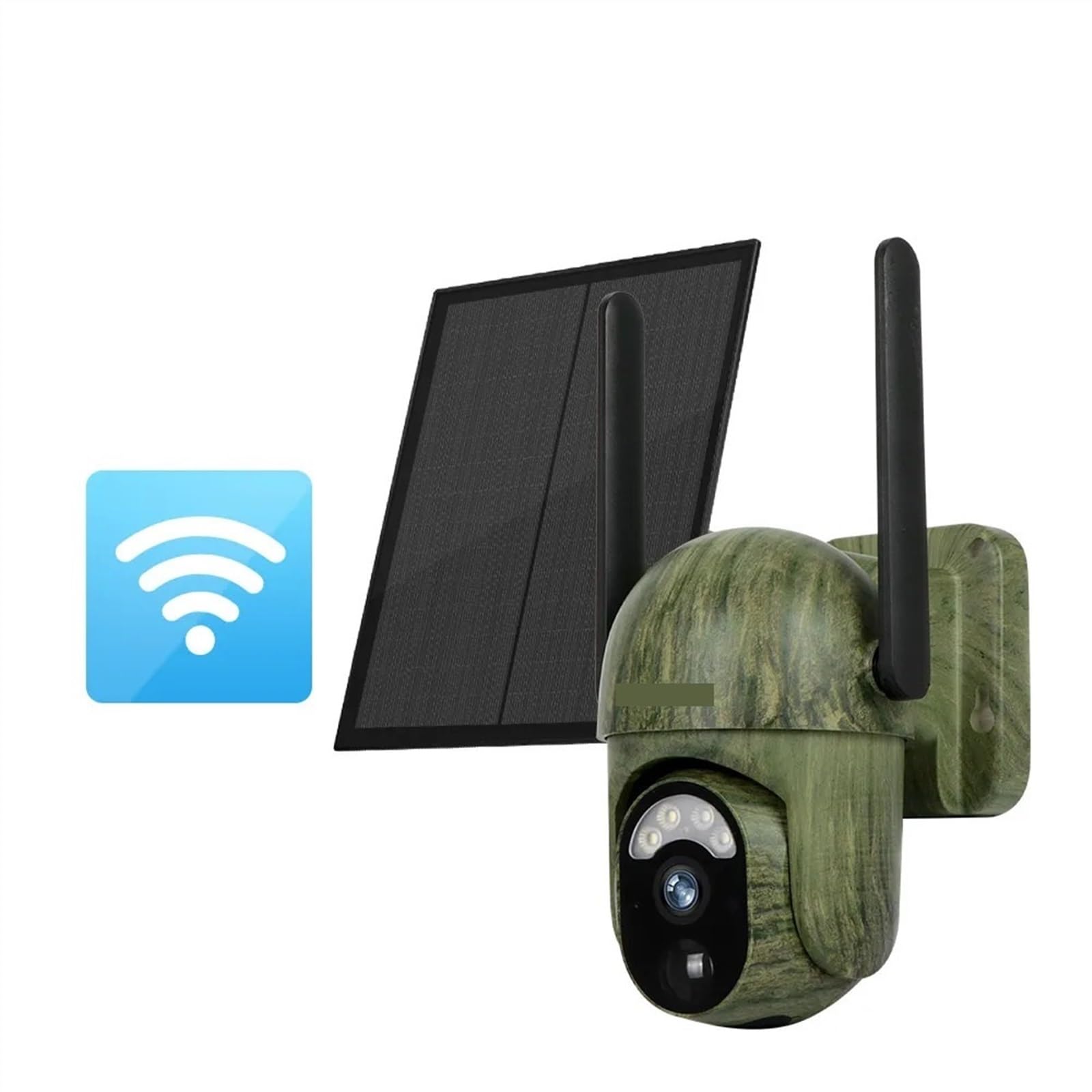 CVFRDD 4MP 4G Solar Security Camera Wireless Outdoor Human/Animal Detection 2-Way Talk IP66 Waterproof Camera(4MP WIFI No Card)