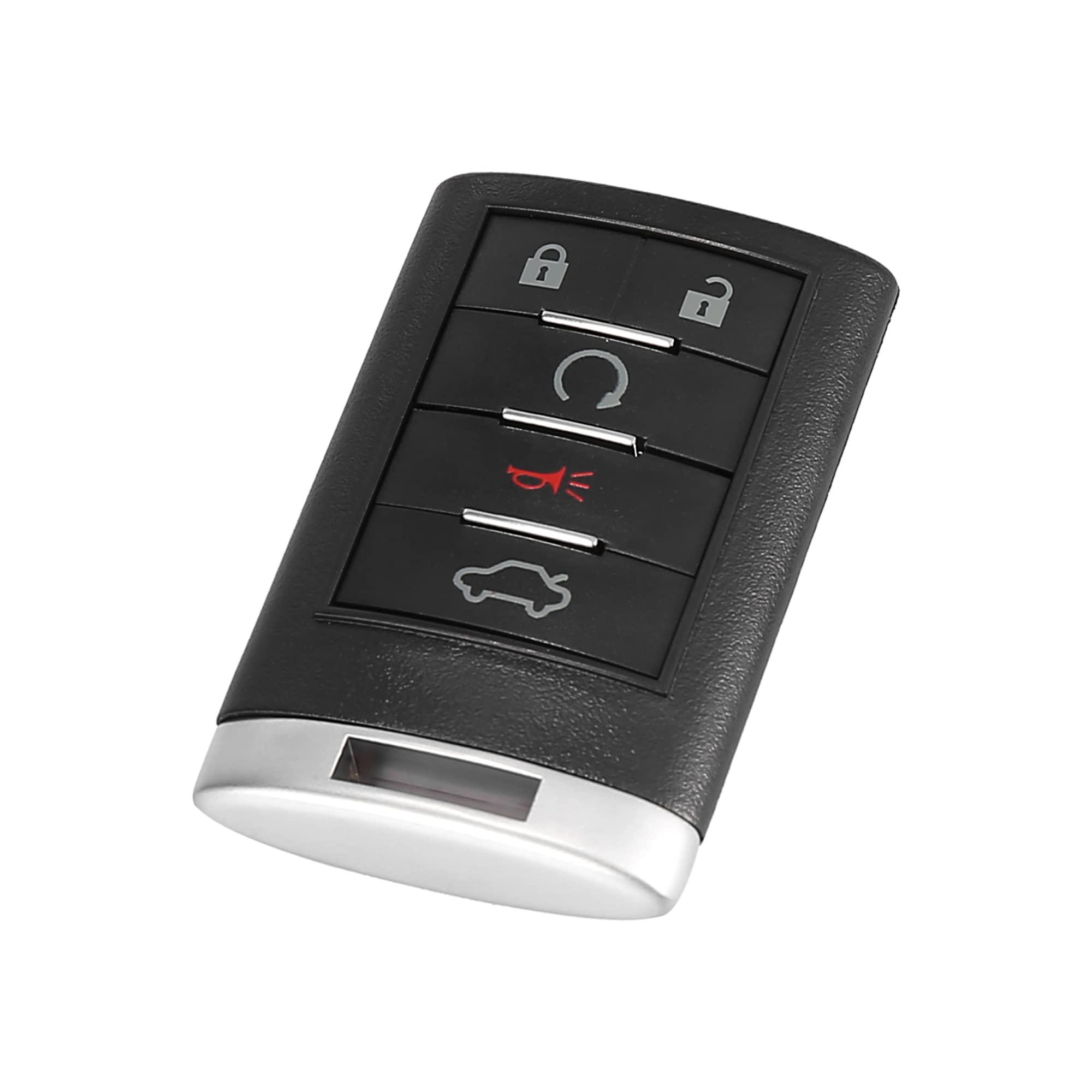 X AUTOHAUX OUC6000066 315MHz Replacement Keyless Entry Remote Car Key Fob for Cadillac CTS 2008-2013 for Cadillac DTS 2008-2011 20998256 20998254 20998255 5 Key Button