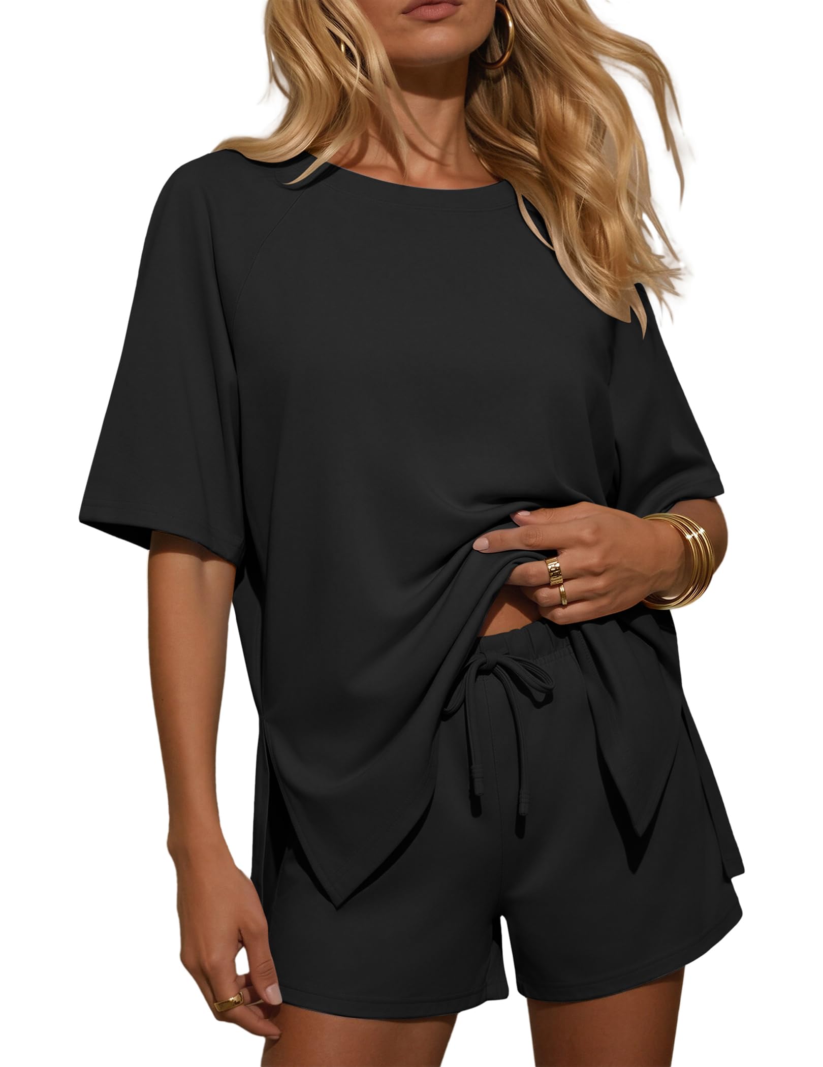 Womens Two Piece Sets Summer Lounge Set Matching Outfits