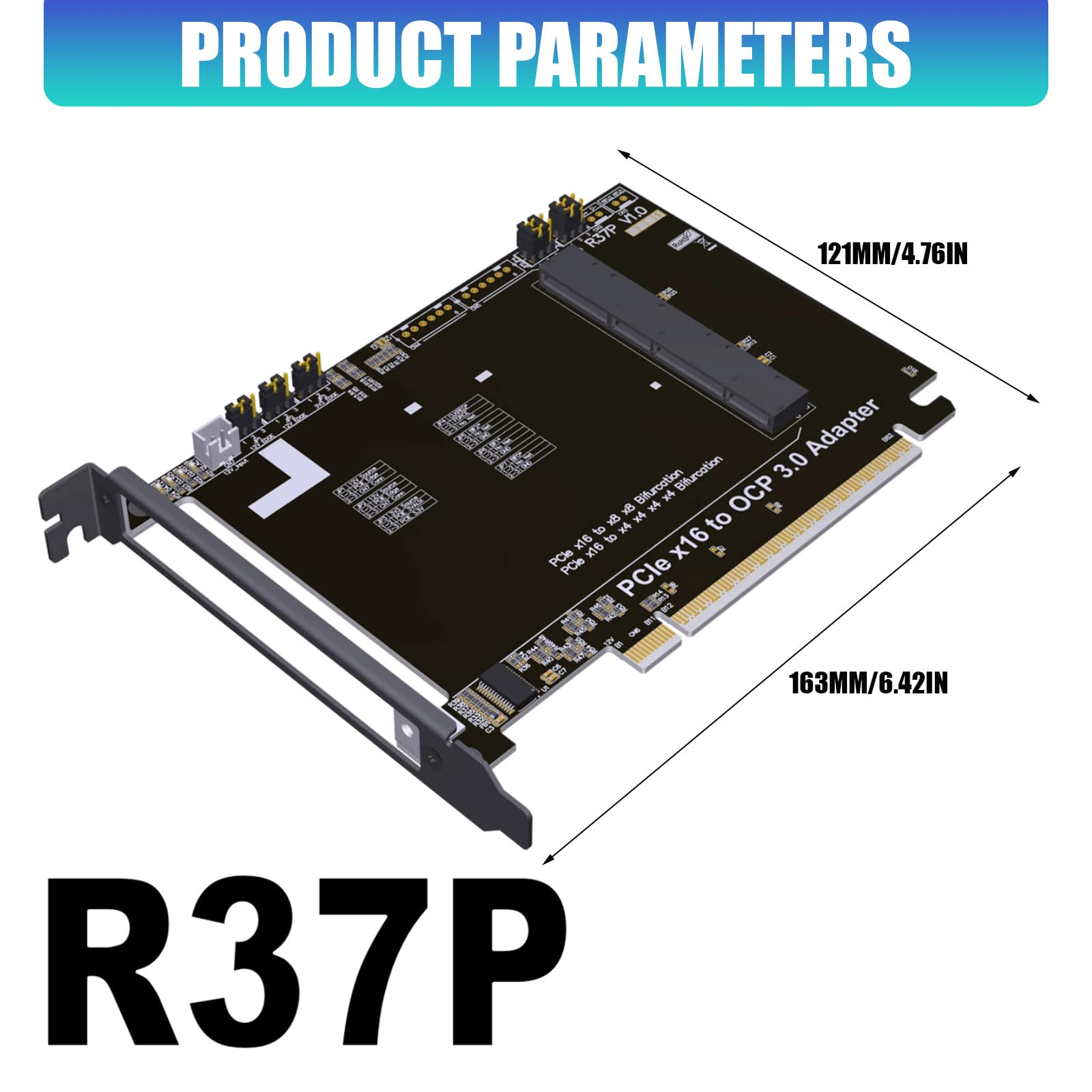 Scheda di rete di integrazione, NIC OCP da PCIe X16 a GenZ 4C+ SFFTA-1002 per server