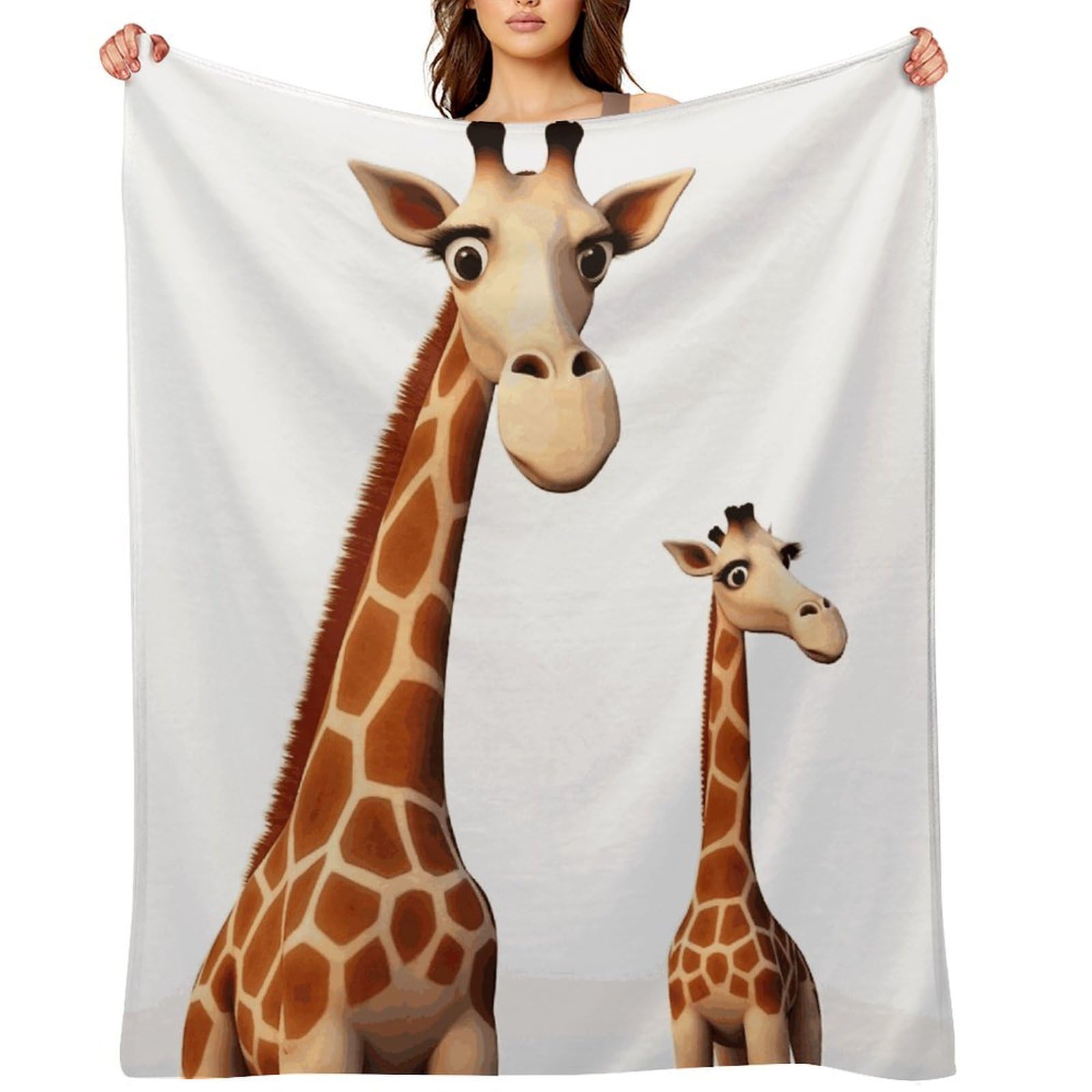 Fekiloot Style Giraffe Throw Blankets Camping Blanket40 X50