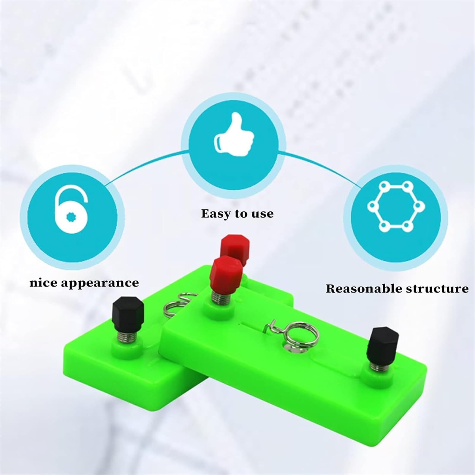 Elektrizitäts- und Magnetismus-Erkundungskit, Physikausrüstung, komplettes Set mit elektrischem Experimentierkasten, Schaltung für die Aufnahmeprüfung zur High School, Ph
