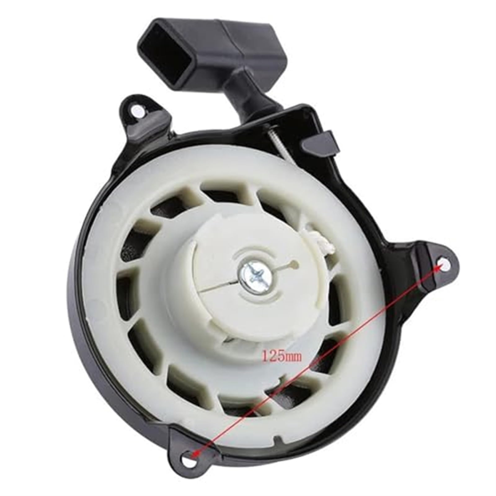 Zespół rozrusznika linkowego, dla Briggs & Stratton, 499706 690101 Pasuje do 091212 091232 09141 Rozrusznik pociągowy Rozrusznik linkowy kosiarki