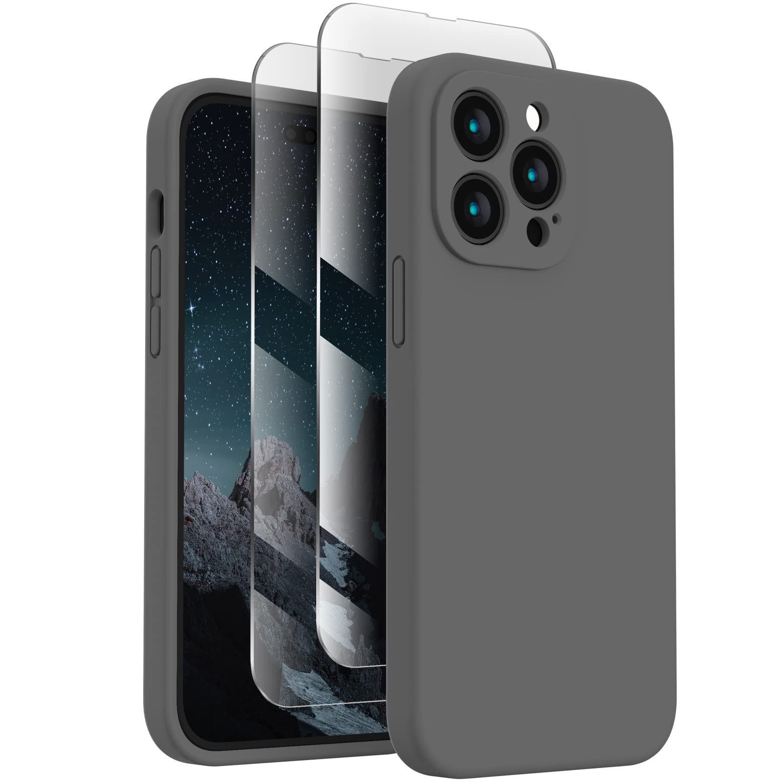 FireNova Designed for iPhone 14 Pro Case, 6.1", Space Gray