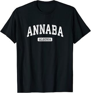 Annaba Algeria Vintage Sports Design T-Shirt