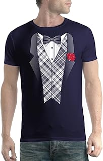 Smoking Cravatta a Farfalla Uomo T-Shirt XS-5XL