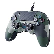 BigBen Interactive Nacon Compact Controller Camogreen con Cavo – Licenza Ufficiale Sony PlayStation – PlayStation 4, Mimetico Verde Camouflage