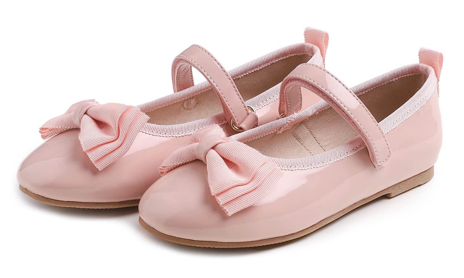 Feversole Cute Bow Bailarinas Niña de Vestir - Zapatos Cómodos para Ceremonias - Ballet Flats