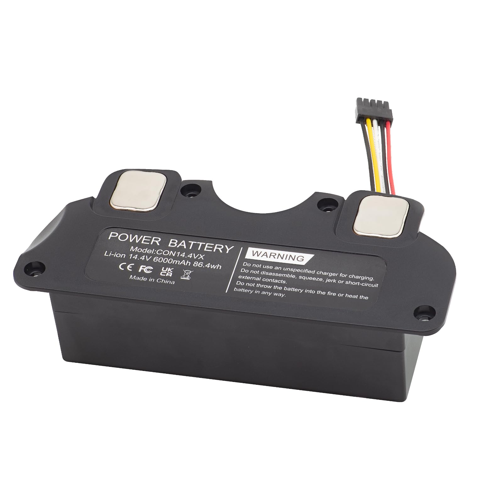 14.4V Li-Ion 6000mAh baterías de aspiradoras batería para Conga 4090 4490 4590 4690-Batería de reemplazo Completa con Carcasa