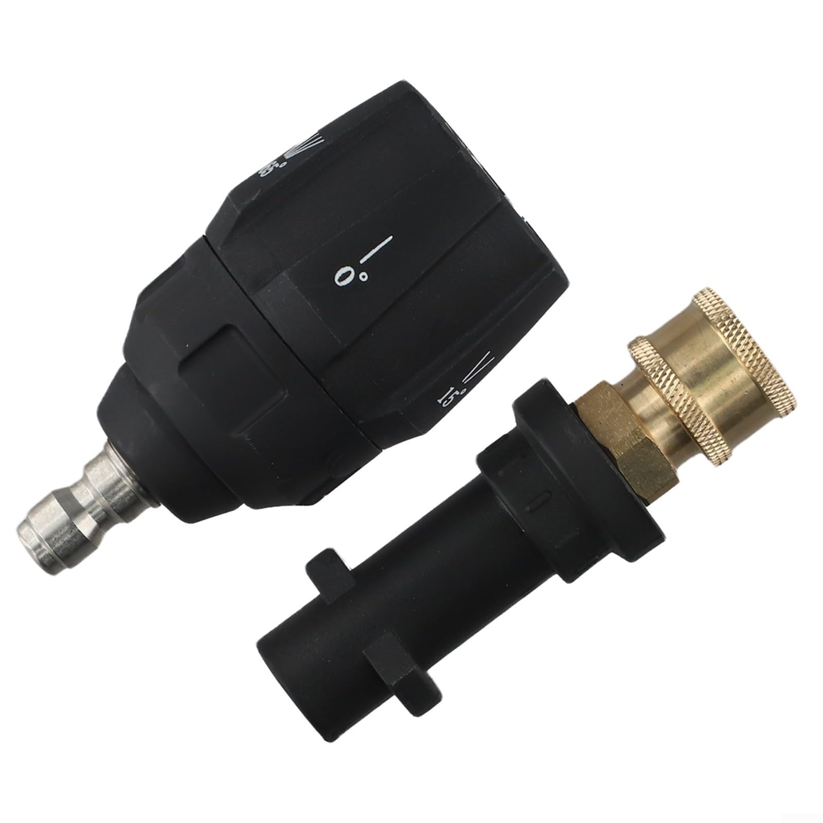 Puntas de boquilla de pulverización para lavadora a presión para modelos Karcher K2, K3, K4, K5 y K6, adaptador de conector rápido de 1/4 pulgadas, accesorios de lavadora a presión 5 en 1