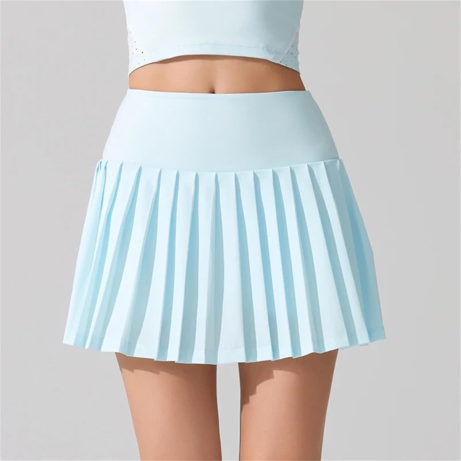 Pleated Tennis Skirt for Women with Pocket Shorts High Waisted Lightweight Athletic Golf Skort