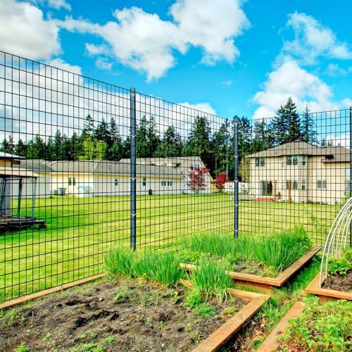 Thealyn 6ft Fence Posts, Pack of 10 - Sturdy Metal U-Posts & Step-in Stakes, No Digging Poles for Garden Wire Fencing and Yard Signs (Requires Assembly) by Thealyn - Image 4
