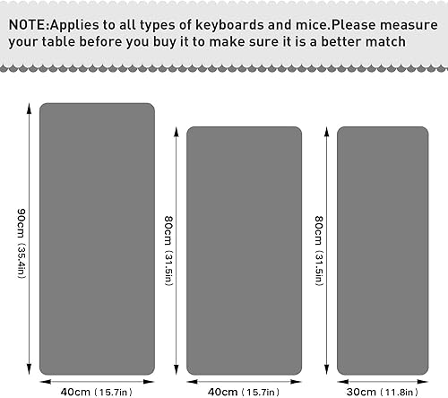 Miniatura 6 de ALAZA Retro Boho Bohemian Large Gaming Mouse Pad Big Mousepad Mice Keyboard Mat with Non-Slip Rubber Base for Computer Laptop Home & Office, 31.5 X