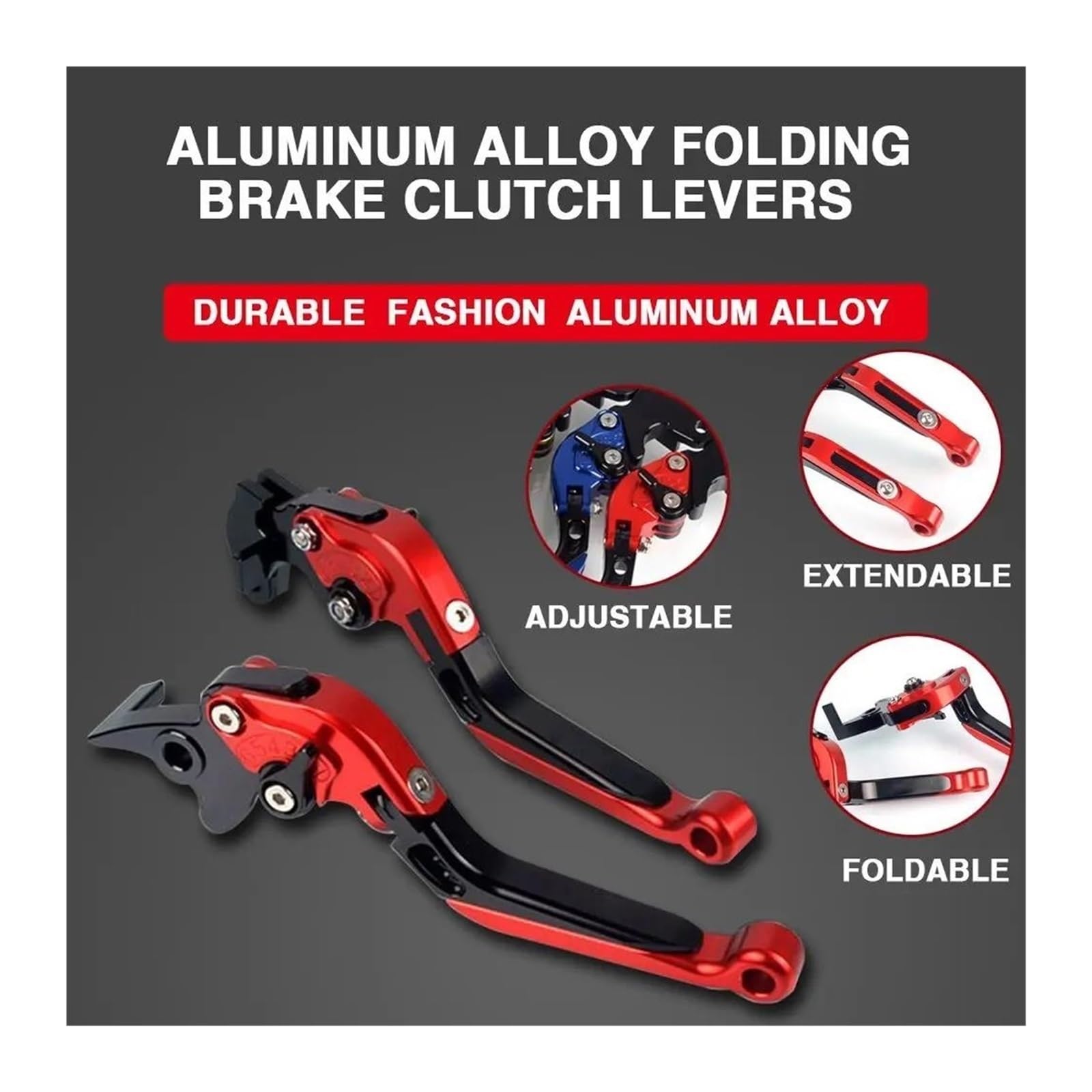 Per CFMOTO 450SS 450 SS 2024 2025 2026 Moto Regolabile Freno Leve Di Frizione Maniglia Pieghevole Leva(DESIGN F)