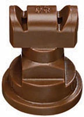TeeJet TTJ60-11005VP Turbo TwinJet Spray Tip, 0.35-0.75 GPM, 20-90 psi, polymer - Brown