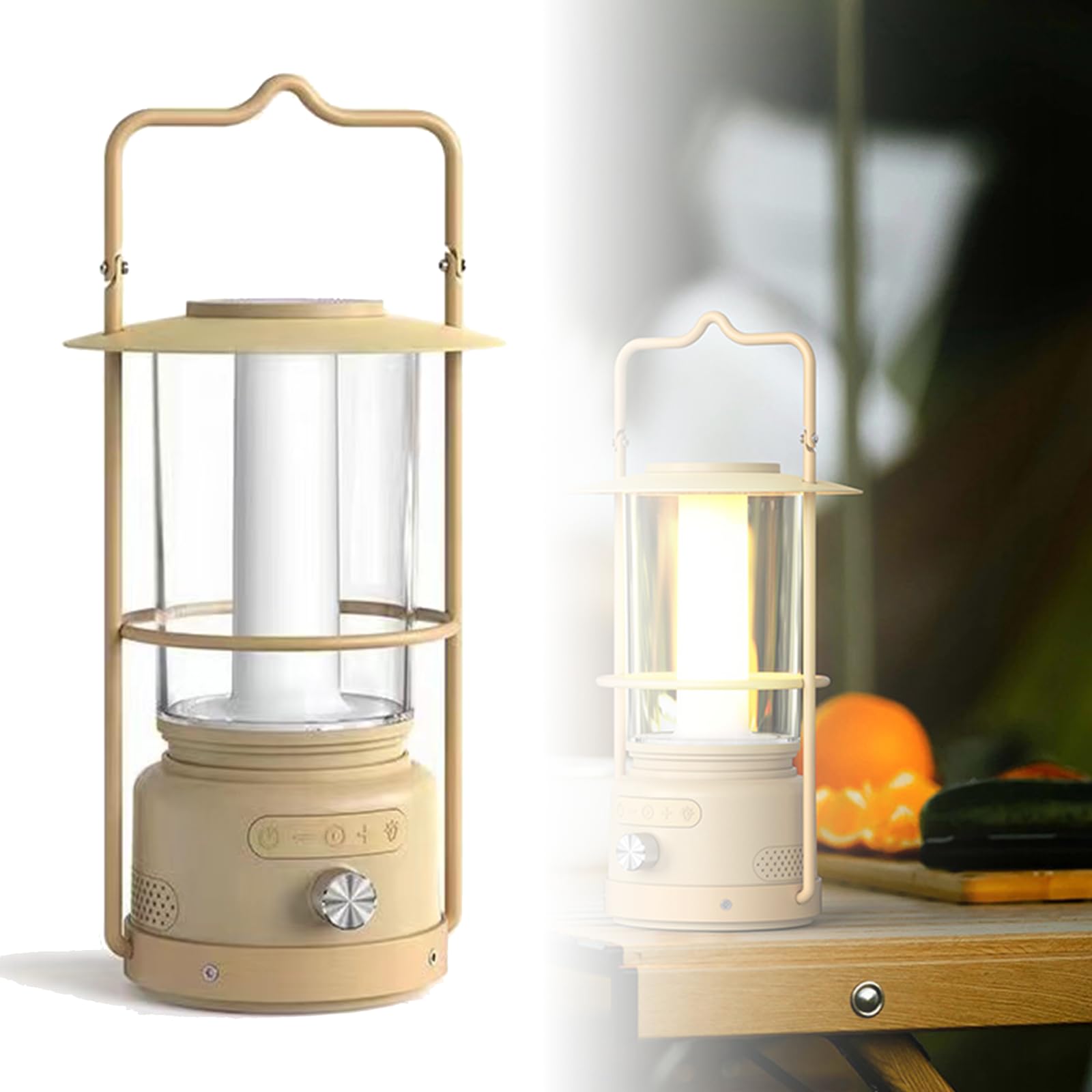 Lampe de camping portable pour vos pique-niques nocturnes et soirées musique