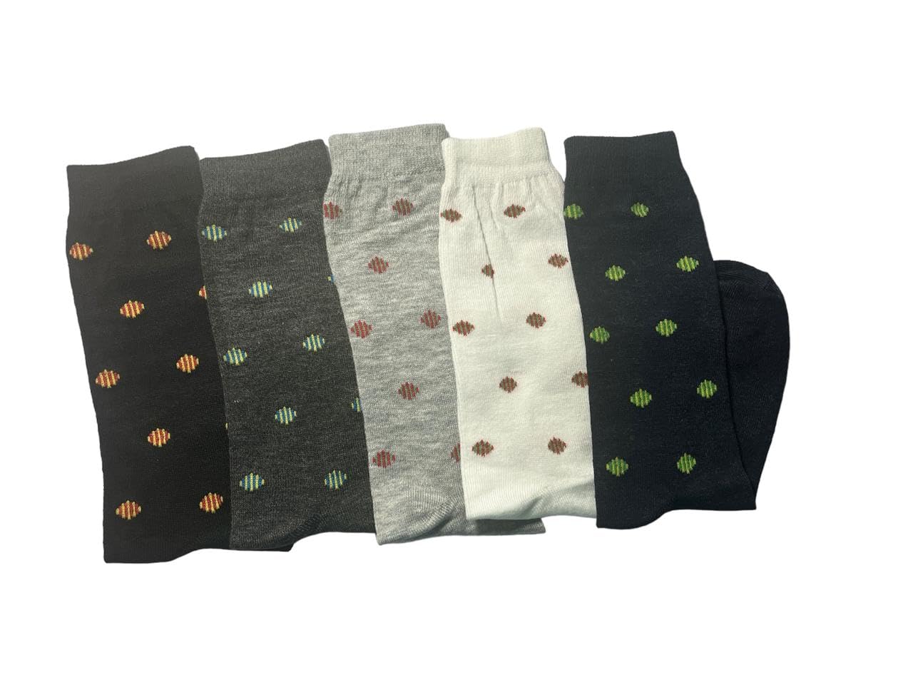 slipinsocks Finest Cotton Breathable Long Socks, Quirky Design Soft Feel Soft Grip Multicolor Socks, Pack of 3 and 5, Free Size-picture-50