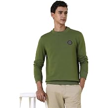 Allen Solly Men's Crewneck Sweatshirt with HD