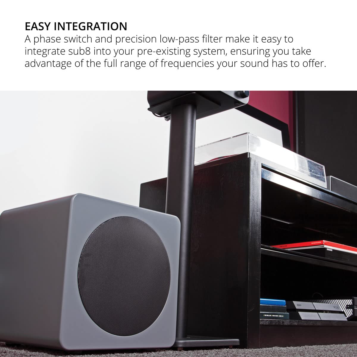 スピーカー・ウーファー Kanto sub8 楽天市場】Kanto Audio SUB8 密閉型 サブウーファー 国内正規