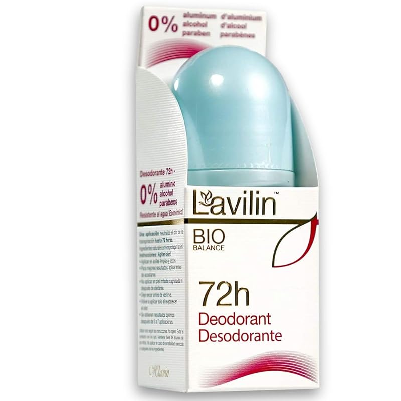 Desodorante Roll-On Lavilin sem alumínio, álcool e parabenos – 60 mL
