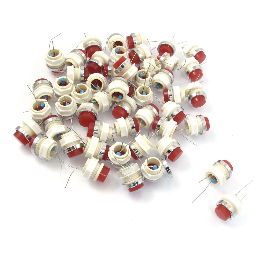 DC suitablevoltageV Flat Head LED Indicator Pilot Lamp 12mm 50 Pcs Red Light (SN: 815 dff adf 23d 2a2)-image-49
