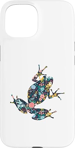 Miniatura 10 de Funda con diseño de rana floral para iPhone 11 Pro Max para mujer y niña