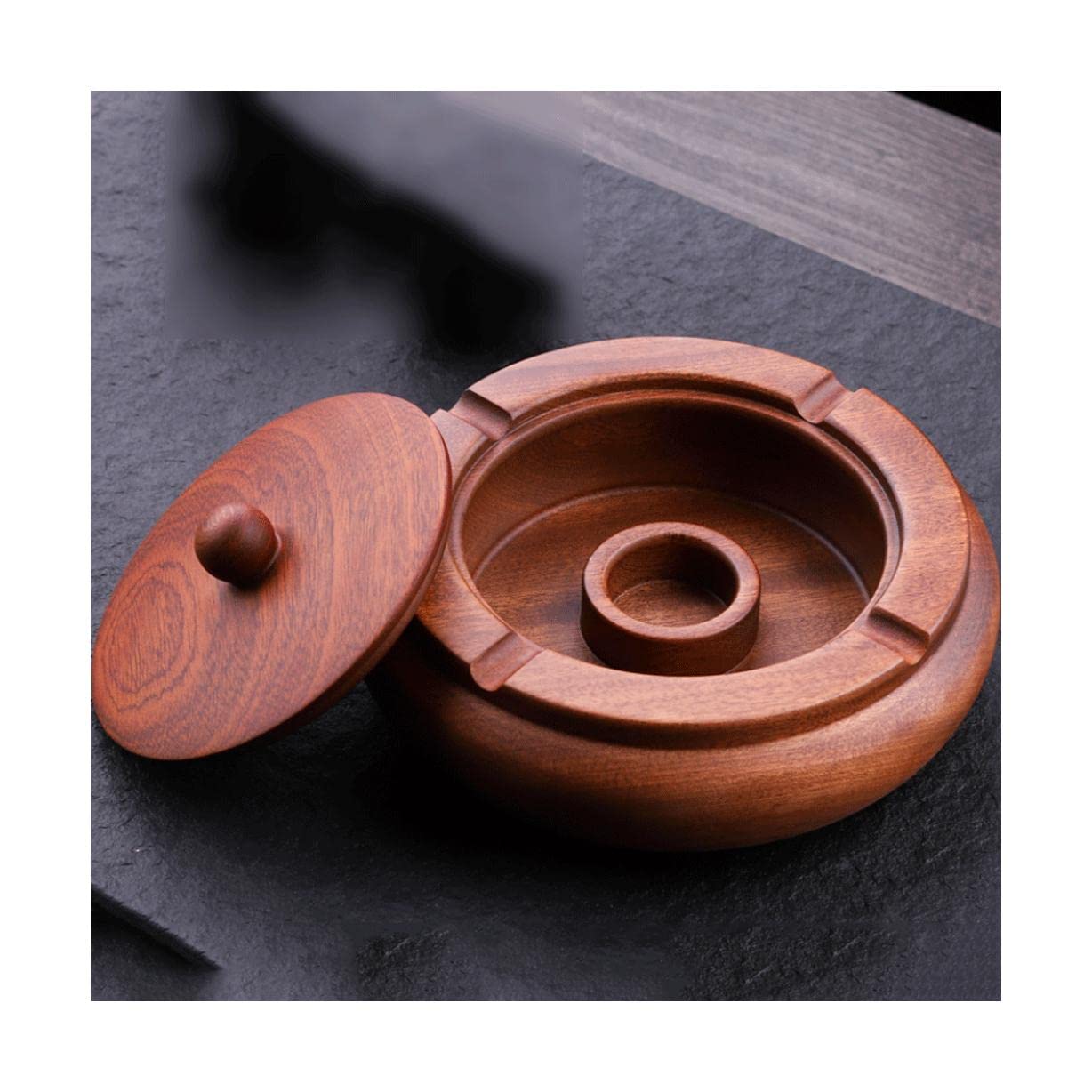 Grand cendrier en bois 45 cm de haut pour fumeurs avec évier pratique