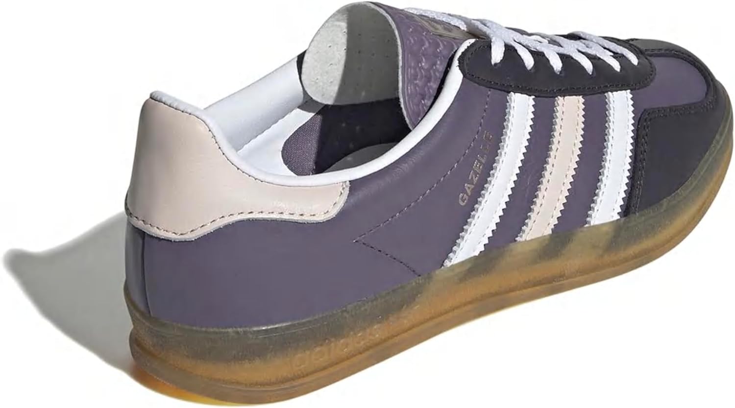 adidas Gazelle Indoor Womens Purple/White/Pink Sz 9