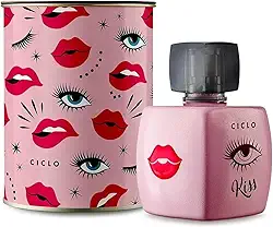 Perfume Feminino Kiss Deo Colonia 100ml Lata Ciclo Cosméticos