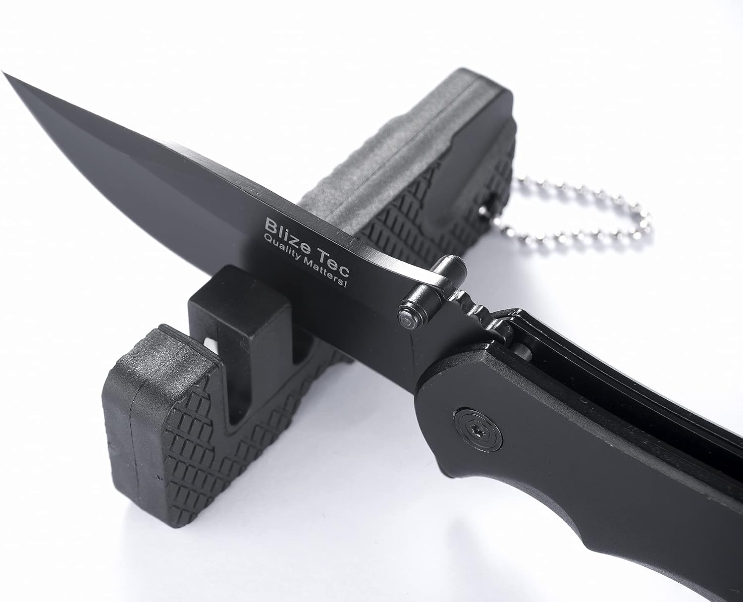 BlizeTec Camping Folding Knife: 5-in-1 All Purpose Pocket Set with Liner Lock, Thumb Stud, Clip, Seatbelt Cutter & Glass Breaker