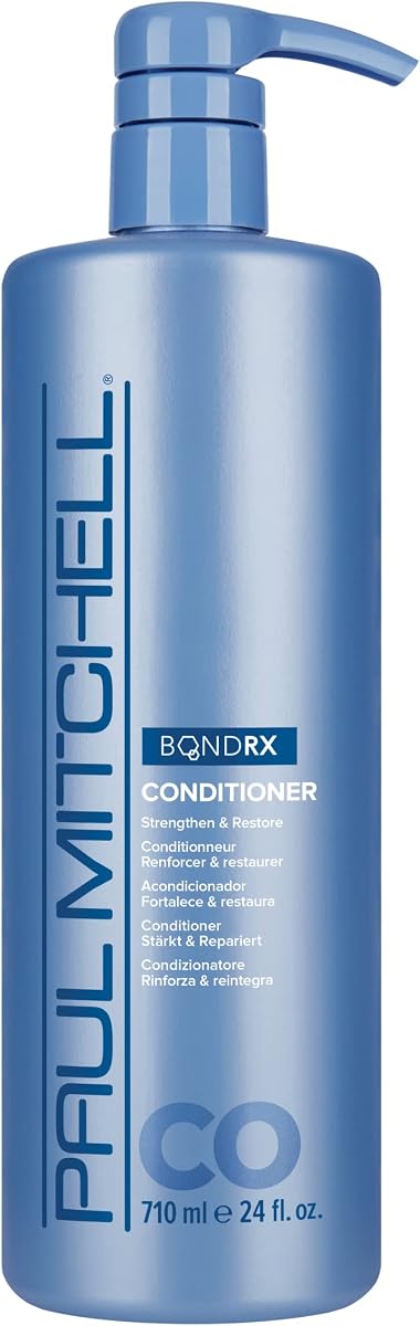 Acondicionador Paul Mitchell Bond Rx, fortalece + restaura, para cabello tratado químicamente + dañado