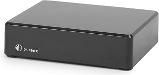 Pro-Ject DAC Box E - Conversor D/A. Entrada Optica y Coaxial. Hi-Res 192kHz/32its. Color Negro.