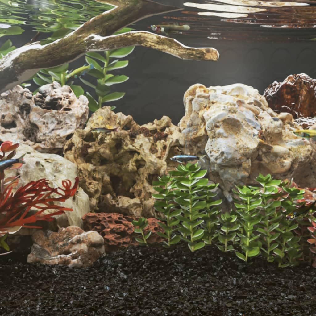 Tomostar Drachenstein Aquarium, Dragon Stone Rock Naturstein für Aquarien, Dekoration, 25 kg, Farbmix 10-30 cm