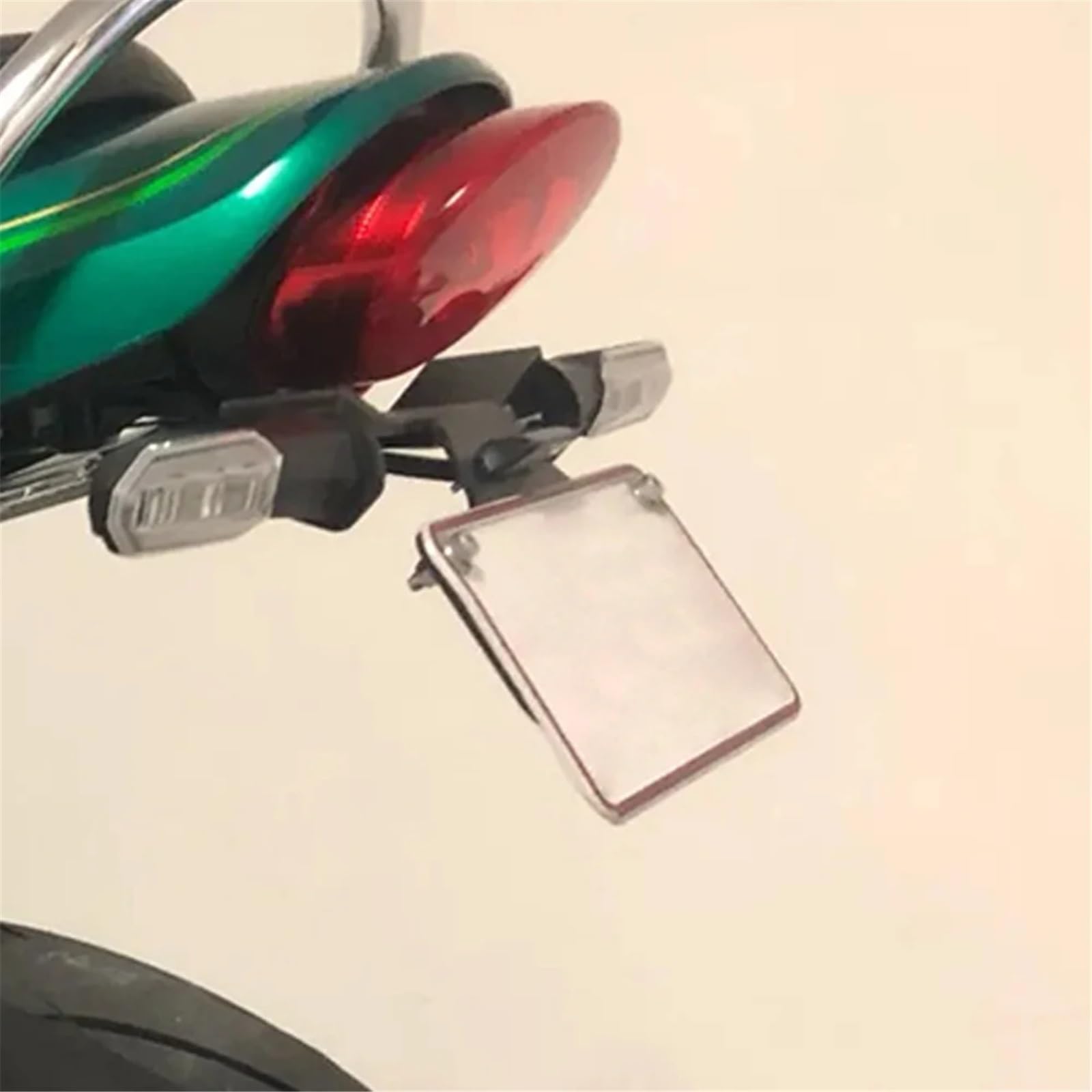 Compatibile Con Per Z650RS 2021-2024 Motocicletta Posteriore Coda Ordinata Portatarga Kit Eliminatore Staffa Di Registrazione Attacco Targa Moto
