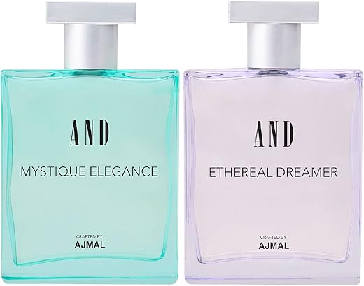 AND Mystique Elegance & Ethereal Dreamer Pack of 2 Eau De Parfum 100ML each for Women Crafted by Ajmal