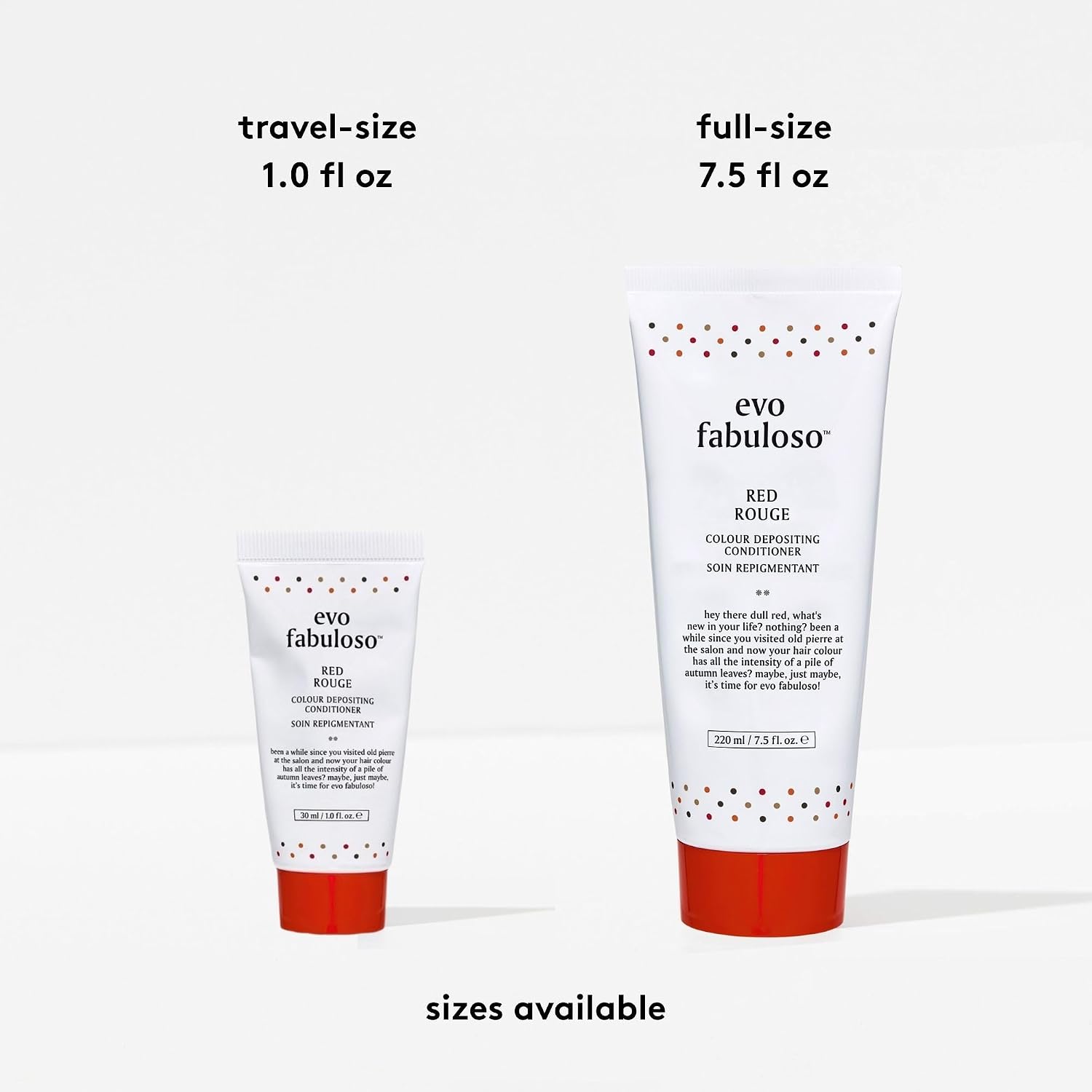 EVO Fabuloso Red Color Depositing Conditioner - Full Size Instant Color Depositing, Nourishing Conditioner To Add Shine in 3 Minutes - 7.5fl.oz