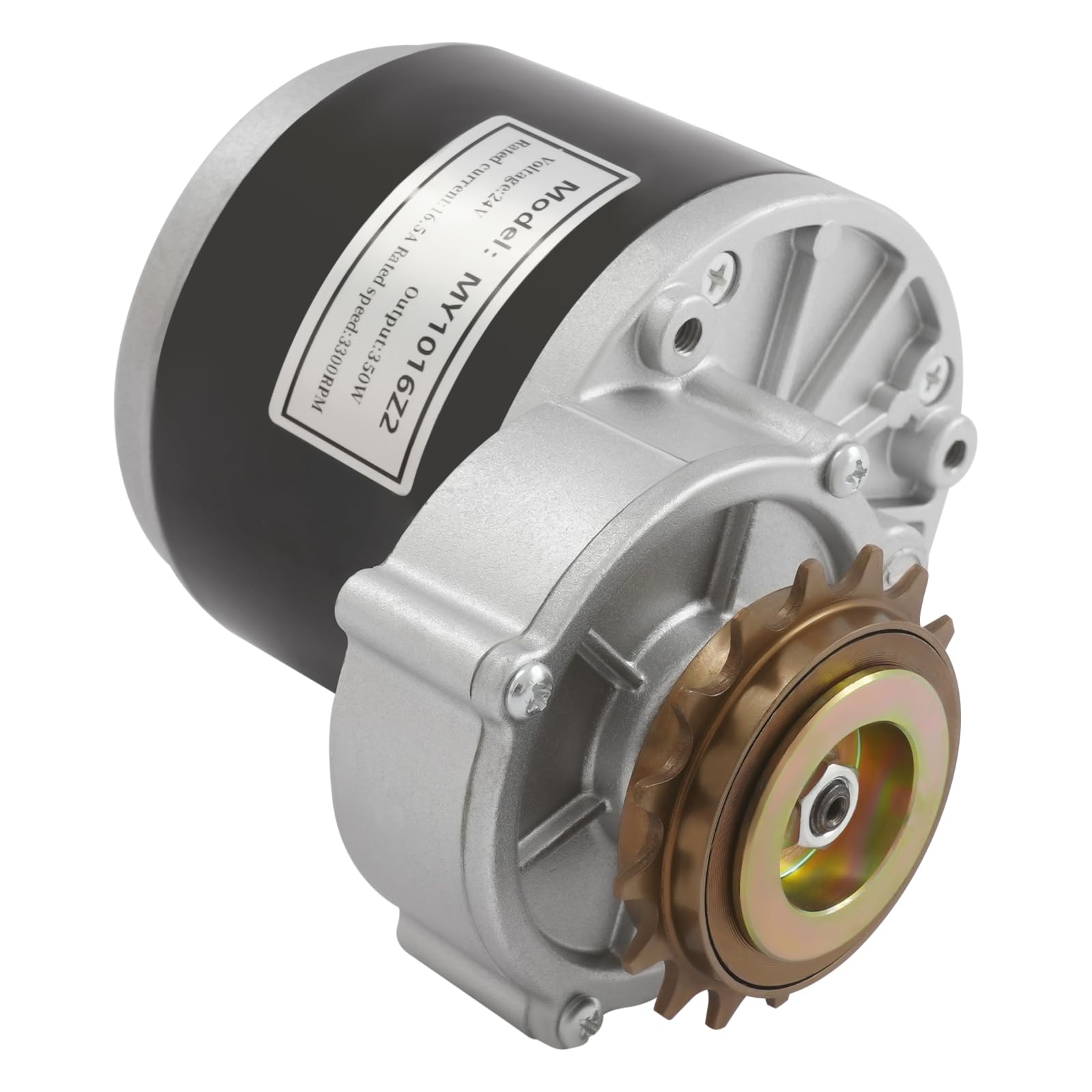 Kit de conversion de moteur de vélo électrique 350 W 24 V 3300 tr/min - Moteur à brosse réglable en cuivre pur - Kit de conversion pour vélo électrique - Roue arrière/avant - Kit de conversion
