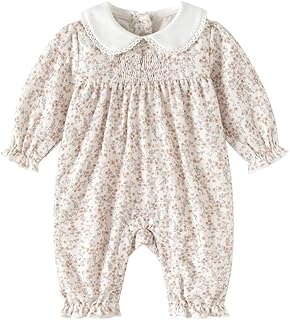 Babykoiベビー服長袖ロンパース春秋新生児カバーオール赤ちゃん女の子出産準備贈り物