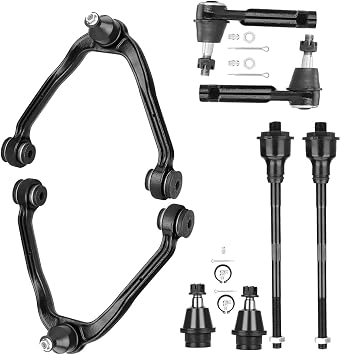 Front Control Arm Suspension Kit for Chevy GMC Silverado Sierra Yukon XL Suburban Avalanche 1500 Tahoe Cadillac Escalade ESV EXT Replaces K80942 ES3488 ES3493T K6541