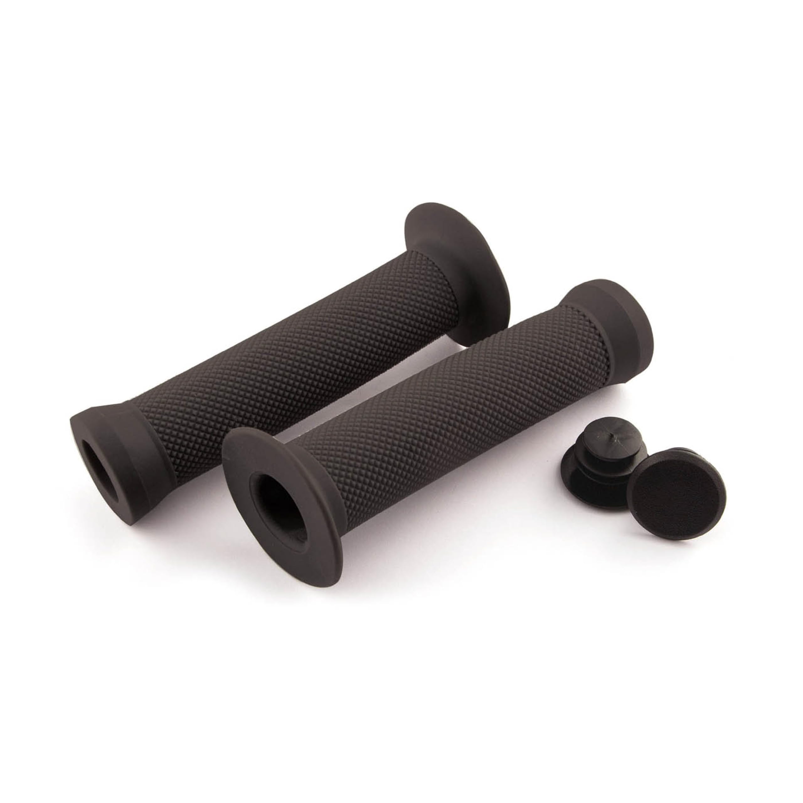 Clarks Cycle Systems C83 Large Flange Closed Ended BMX Grips, Black, 130mm