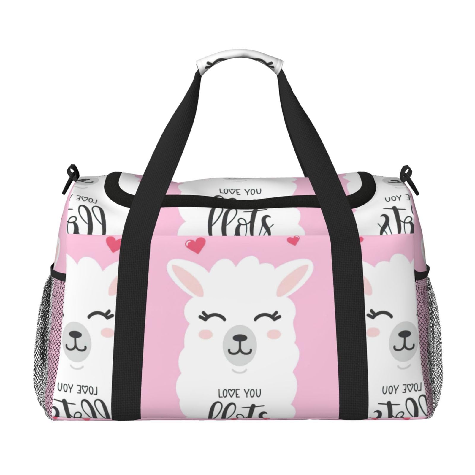 Bolsa de viaje grande e impermeable con divertido diseño de camello 8