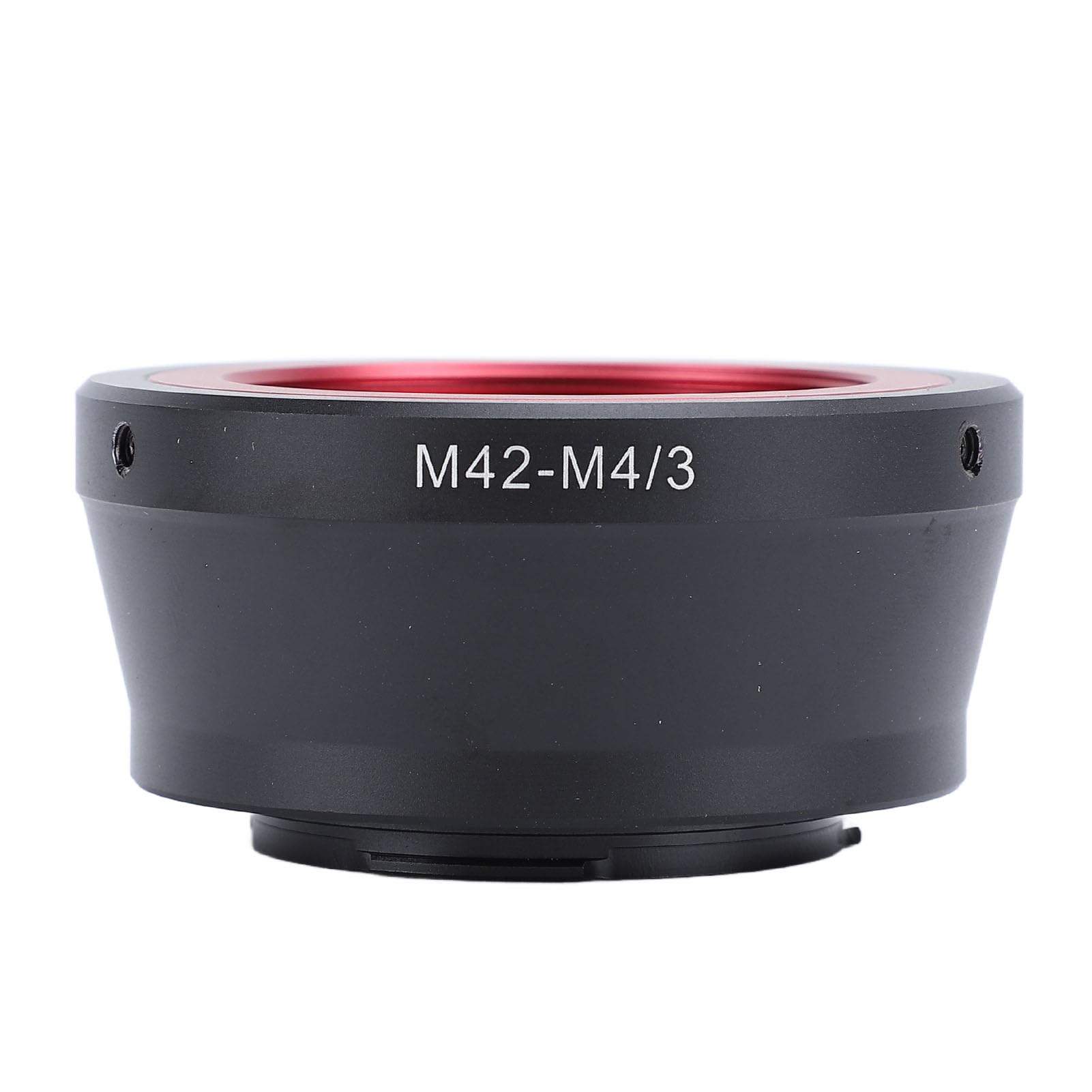 Adattatore per Obiettivo, Adattatore per Obiettivo da M42 a M4/3, Anello Convertitore per Obiettivo con Messa a Fuoco Manuale da 42 Mm con Tappo Posteriore per Lumix G GH1 GF1