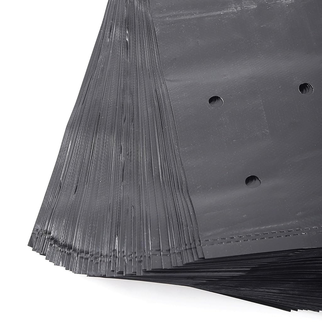 Worki z włókniny do sadzonek, Doniczki do sadzonek z tkaniny PE Torby uprawy roślin Oddychające otwory Wiele rozmiarów 100 szt(30x25cm(DxH))