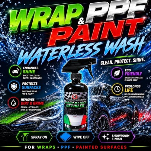 Wrap Attack Detergente sin Agua para Autos 1 Galón miniatura 2