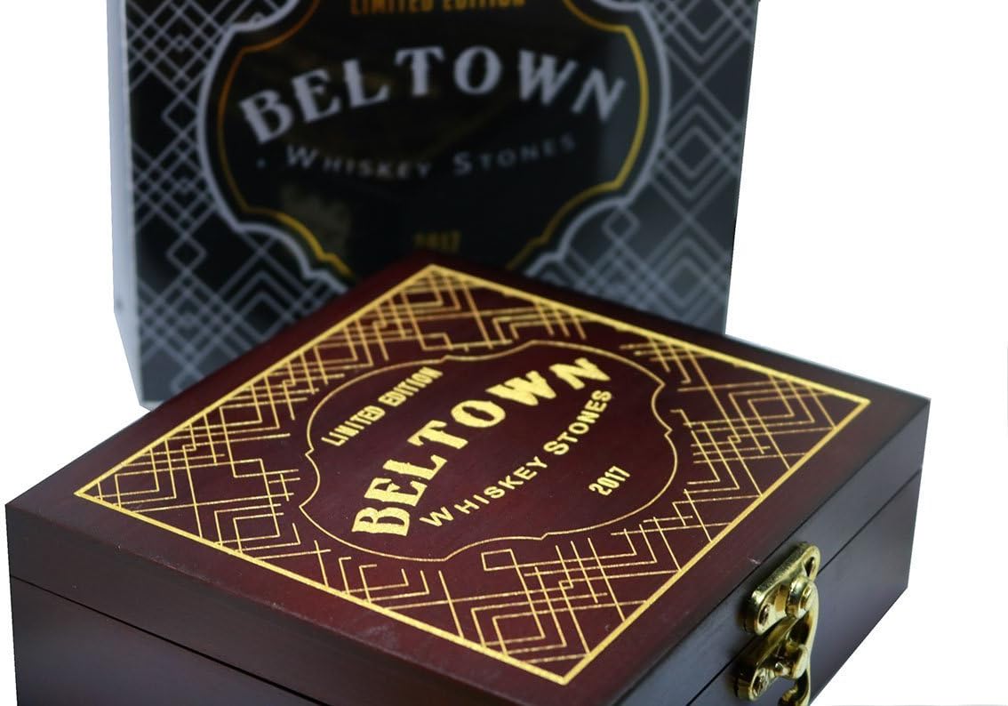 Gift Set 2017 Limited Edition - includes 8 Whiskey Stones, a pouch and stainless steel tongs