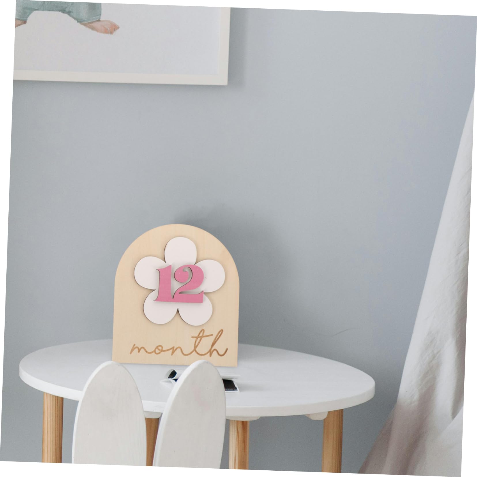 ARTIBETTER 5 Sätze Requisiten Für Die Babyfotografie Neugeborenenfotografie-requisiten Monate Neugeborenes Geburt Hallo Monatszeichen Für Babys Zu Monatlich Erste Hölzern