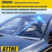 Vista 4 de ATTKE Limpiaparabrisas para todo tipo de clima, limpiaparabrisas delantero de 26 pulgadas + 22 pulgadas y limpiaparabrisas trasero de 11 pulgadas