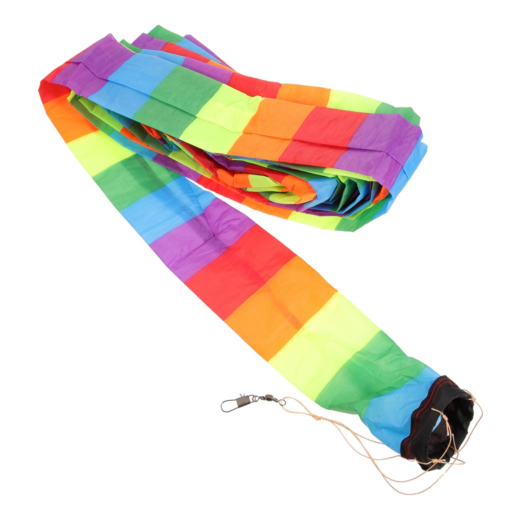 Abaodam 3pcs Vivid Kite Tail Fabric Ribbon Kite Decoration Tail Accessory Connector