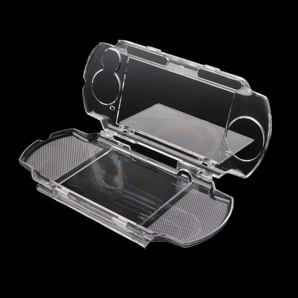 IOOOFU Crystal Protective Hard Carry Cover Case Protector for PSP 2000 3000, Clear, 17x8x2cm（6.69x3.15x0.79in）